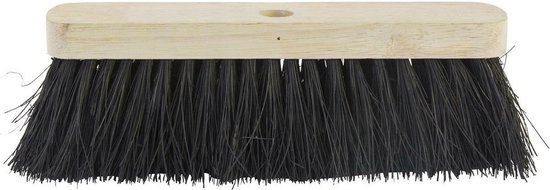 Betra Bezemkop - buitenbezem - zwart - FSC hout/natuurvezel - 60 cm van Betra