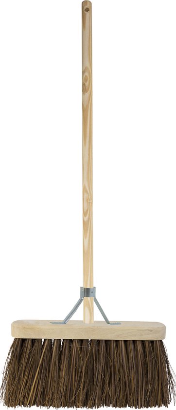 Betra Buitenbezem - FSC hout - natuurvezel - hard - 30 x 130 cm van Betra