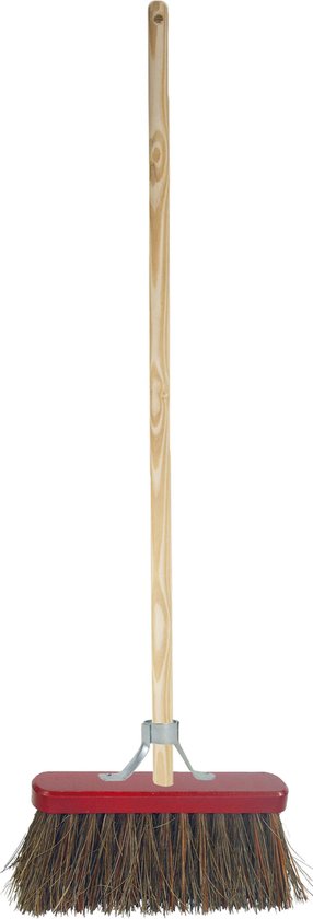 Betra Buitenbezem - FSC hout - natuurvezel - hard - 30 x 140 cm van Betra