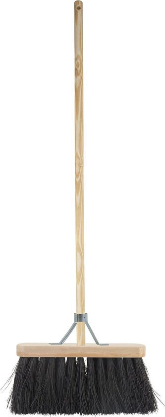 Betra Buitenbezem - FSC hout - natuurvezel - hard - 30 x 150 cm van Betra