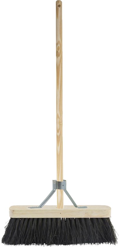 Betra Buitenbezem - FSC hout - natuurvezel - hard - 40 x 120 cm van Betra