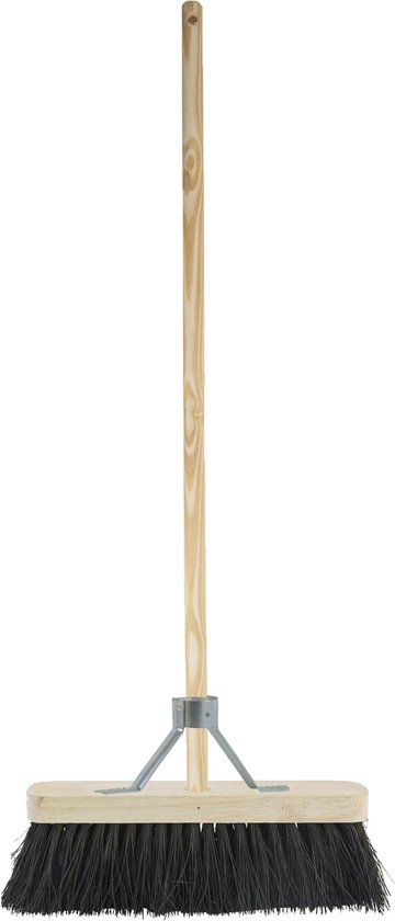 Betra Buitenbezem - FSC hout - natuurvezel - hard - 40 x 140 cm van Betra