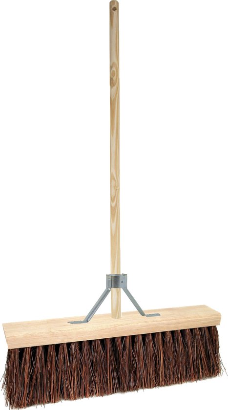Betra Buitenbezem - FSC hout - natuurvezel - hard - 45 x 120 cm van Betra