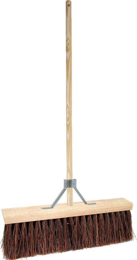 Betra Buitenbezem - FSC hout - natuurvezel - hard - 45 x 140 cm van Betra