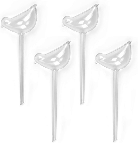 Bewateringsbollen Planten - Dorstballen Bloemen - Automatisch Water Geven - Grote Capaciteit - 4 Stuks - Transparant