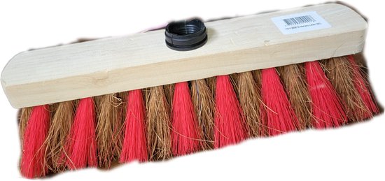 bezem 28x5 breed met schroefdraad van Alberts