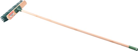 Bezem 30cm inclusief steel 120cm groen Household Bezem stevig van Sorbo