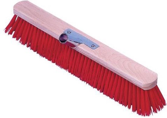 Bezem Euro Stal Rood 80 centimeter breedte van Stal.