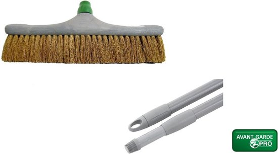 Bezem kokos met telescoopsteel van Kreator