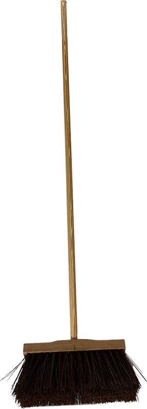 Bezem - Straatveger - 100% Bahia Natuurvezel - 155 cm - Topkwaliteit! van TalenTools
