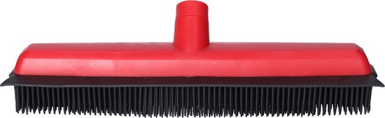 Bezem / trekker - rubber - bezemkop - kappers bezem - wisser lip - 35 cm - Schoonmaakartikelen / Rubberen bezems van Sorbo