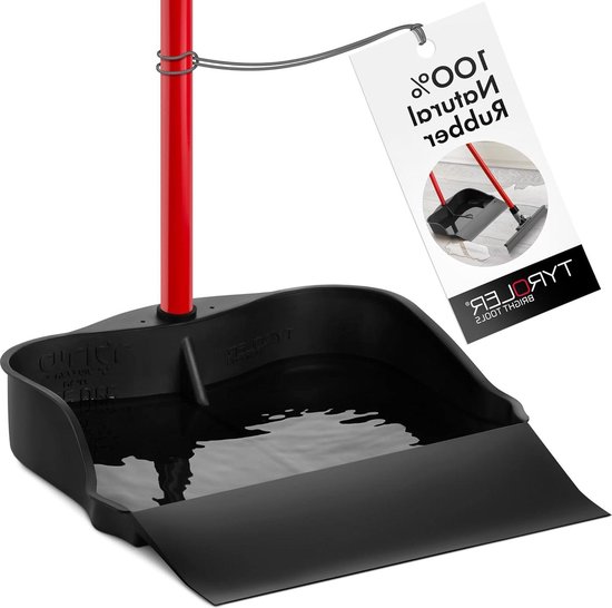 Bezem Waterpan 100%-rubberen stofpan 105-cm-aluminium-anti-roest-handvat Multifunctioneel voor droge en natte vloerreiniging binnen en buiten Compatibel met elke maat bezem en rakel. van Vileda