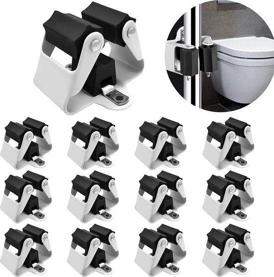 Bezemhouder - Bezem Ophangsysteem - opbergsysteem - Bezemhouder ophangsysteem - Tuingereedschap Ophangsysteem(zwart) 12 stuks van Merkloos	