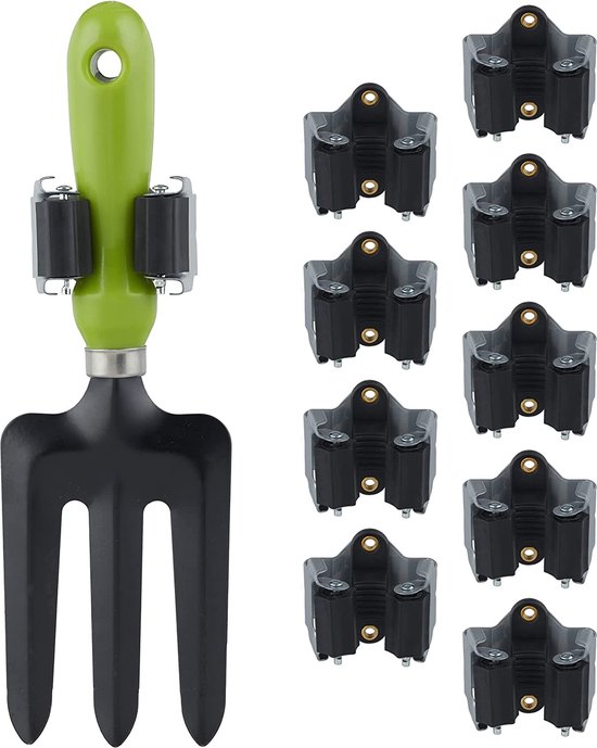 Bezemhouder Wand / Bezemhouder - Gereedschap houder - Bezem ophangsysteem Multi Wand Houder - Hanging system garden tools - 10 pcs van SimplyAMarket