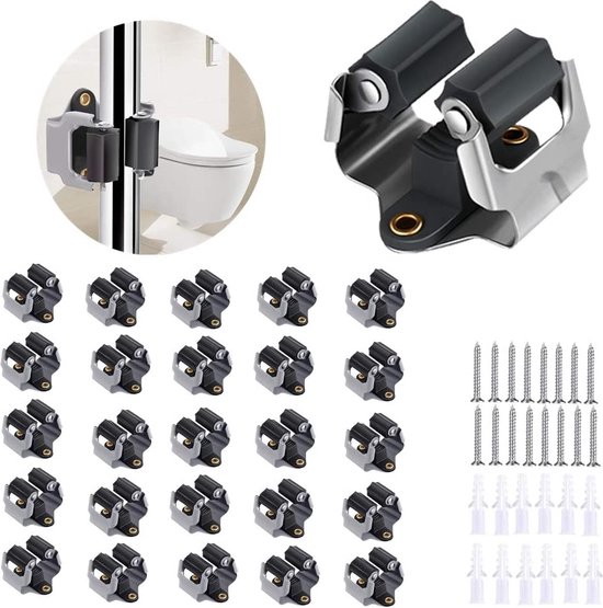 Bezemhouder Wand / Bezemhouder - Gereedschap houder - Bezem ophangsysteem Multi Wand Houder - Hanging system garden tools - 25pc van Adzoey