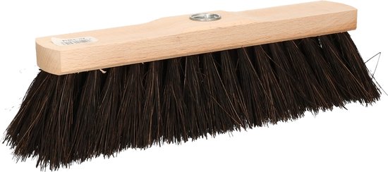Bezemkop Arenga hout binnen / buitenbezem kop 30 cm - Binnen / buitenbezems van Blackwash
