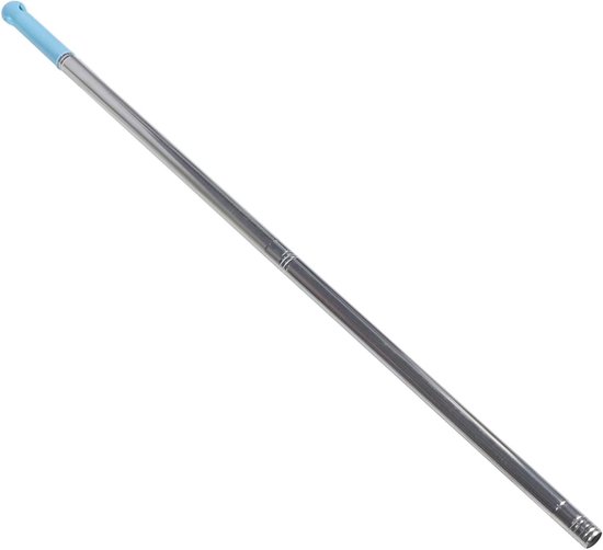 Bezemsteel Vervanging - Dweilsteel - Vloeren Schoonmaken - Roestvrij Staal - 74 cm Lengte - Meerkleurig
