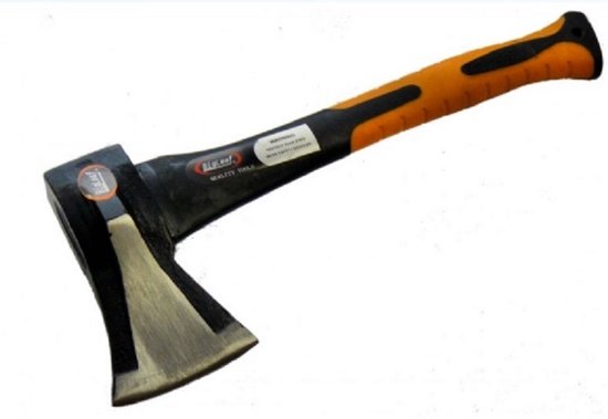 Big Leaf Splijtbijl kloofbijl 1000 gr fiber TPR van Merkloos	