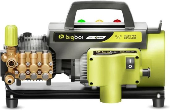 BigBoi WashR Pro - Professionele Hogedrukreiniger met Borstelloze Motor