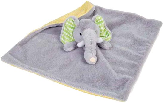 Bigjigs Olifant Knuffeldoekje, 31x31cm van BIG