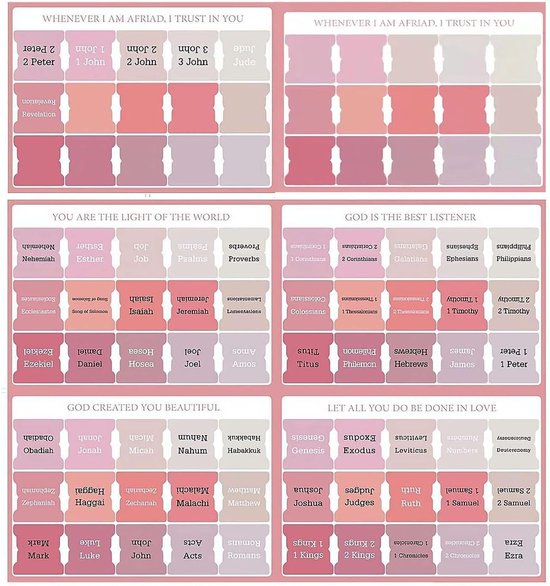 bijble-tabs-bible-journaling-accessoires-voor-kerk van Merkloos	