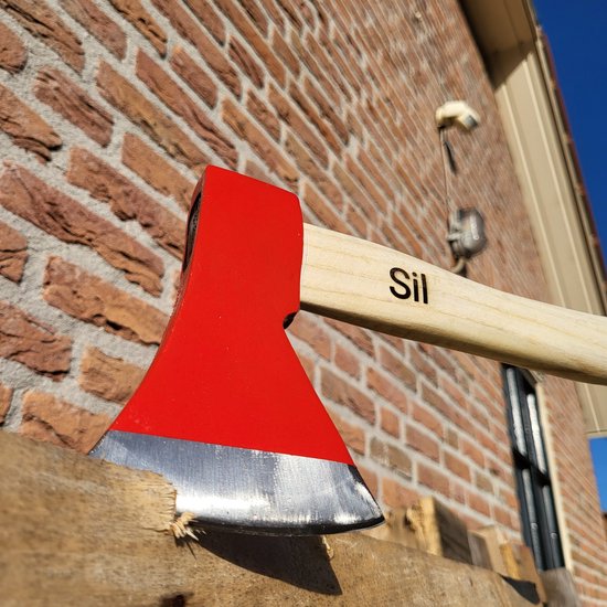 Bijl met gravering (naam, logo of leuke tekst) van Grote Kado Winkel