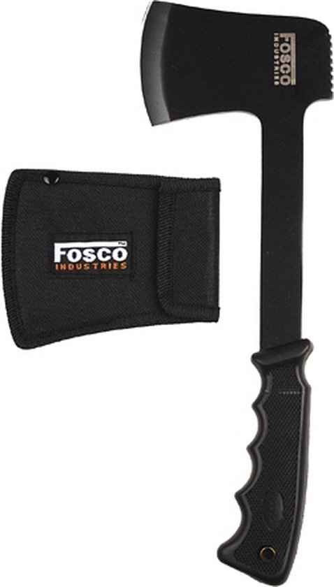 Bijl met hoes 29 cm van Merkloos	