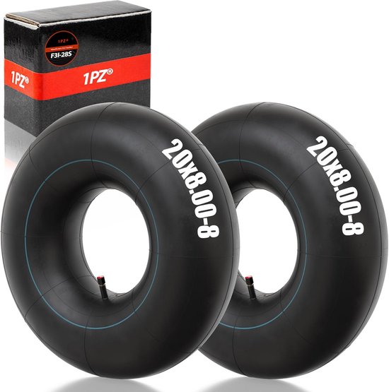 Binnenband 20x8.00-8 voor Grasmaaier Tractor Trolley Tuinwagen Golfwagen met Rechte Ventielschacht van Merkloos	