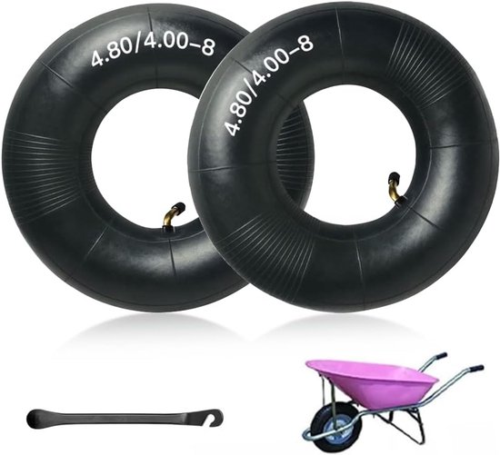Binnenband 4.80/4.00-8 voor Handwagen, Kruiwagen, Aanhanger, Grasmaaier en Tuinwagen