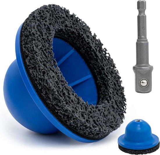 Binnendiameter 90 mm, buitendiameter 150 mm, voor het wisselen van velgen, schuurmachine met kogelkop voor slagschroevendraaier 1/2 inch, wielnaafreiniger