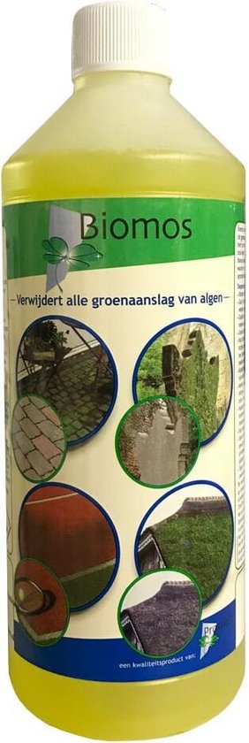 Biomos groenaanslagverwijderaar 1 liter van Merkloos	