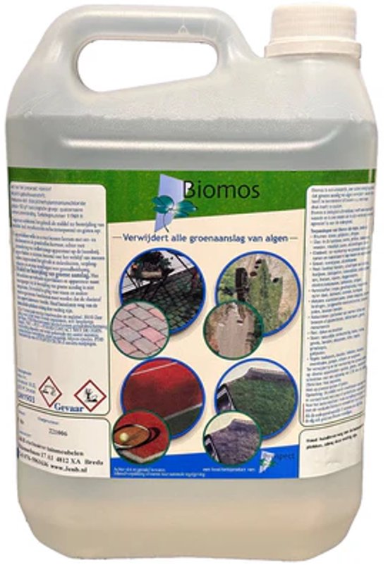 Biomos groenaanslagverwijderaar 5 liter van Merkloos	