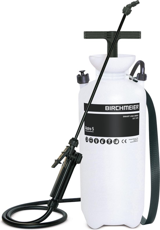 Birchmeier Astro 5 L sproeier - ook voor verdunde zuren en alkalische producten van Merkloos	