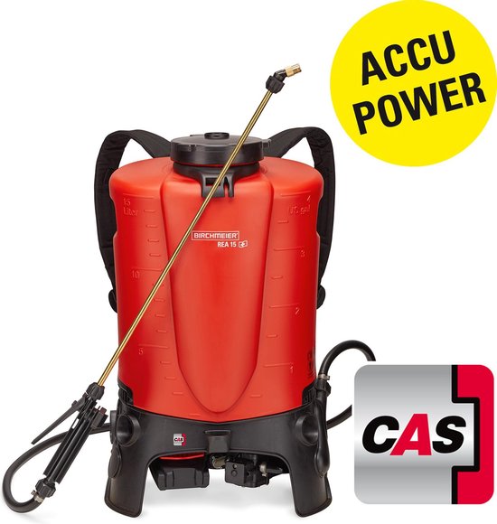 Birchmeier rugsproeier met CAS 2,0Ah accu en lader - REA15 AC1 - tot 3 bar van Merkloos	