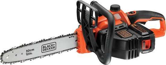 Black & Decker 36V Lichtgewicht Lithium compacte kettingzaag 36V. 2.0Ah. 30cm zwaard. kettingsnelheid 5m/s