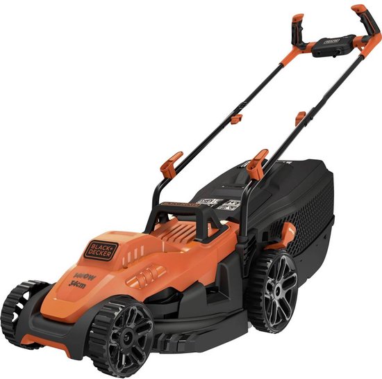 Black & Decker Grasmaaier Elektrisch Instelbare maaihoogte 1400 W Snijbreedte max. 34 cm van Merkloos	