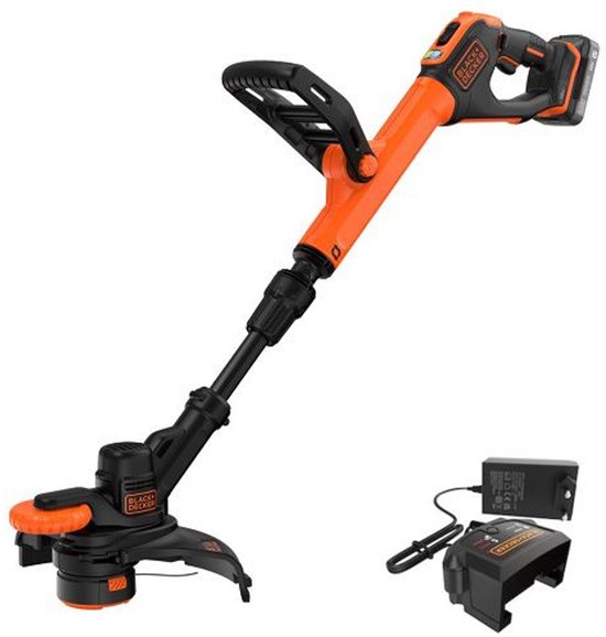 BLACK+DECKER 18VGrastrimmer draad 2.0Ah 28cm AFS - BCST918D1-QW