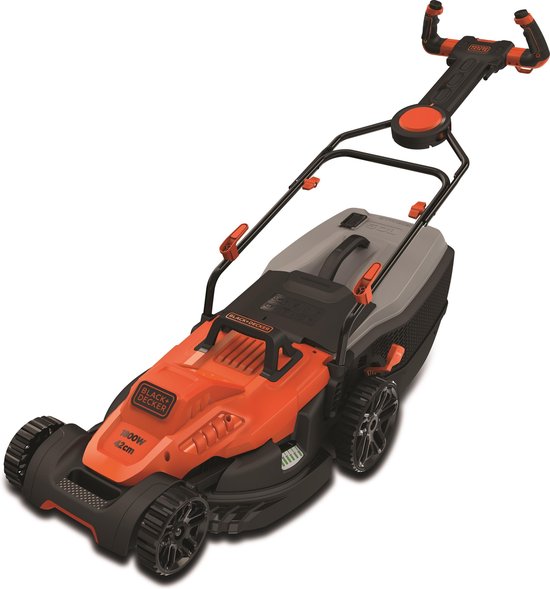 BLACK+DECKER 42cm maaier easy steer 1800W 50L - BEMW481ES-QS van Merkloos	