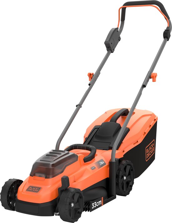 BLACK+DECKER BCMW33184L2-QW Grasmaaier - 18V - 33cm - incl. 2 accu's en lader van BLACK+DECKER