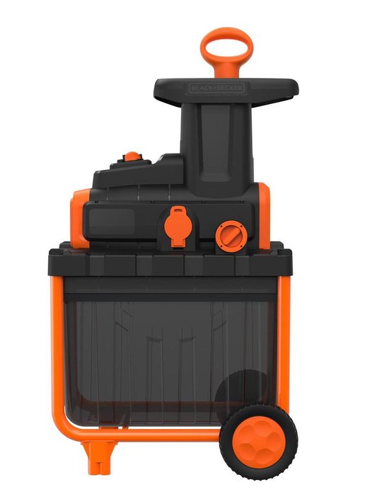 BLACK+DECKER BEGAS5800-QS Hakselaar - 2800W - incl. 45L geïntegreerde opvangbak van BLACK+DECKER
