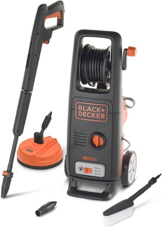 Black+Decker BXPW1700PE - Hogedrukreiniger - 1700W - 130 bar - Ergonomische Handgreep van Merkloos	