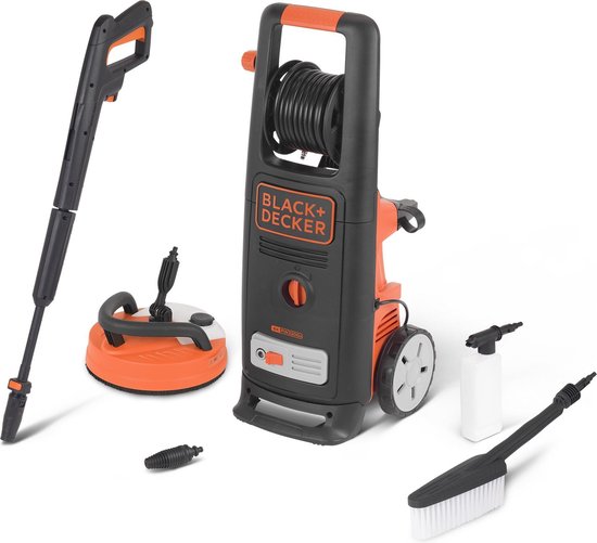 BLACK+DECKER Hogedrukreiniger BXPW2200PE - 2200 Watt - 150 Bar - 440 l/u van Merkloos	