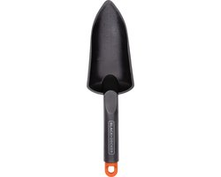 BLACK+DECKER Tuinschep - met Maataanduiding - Tuinschepje 30,5CM - Polypropyleen - Zwart/Oranje