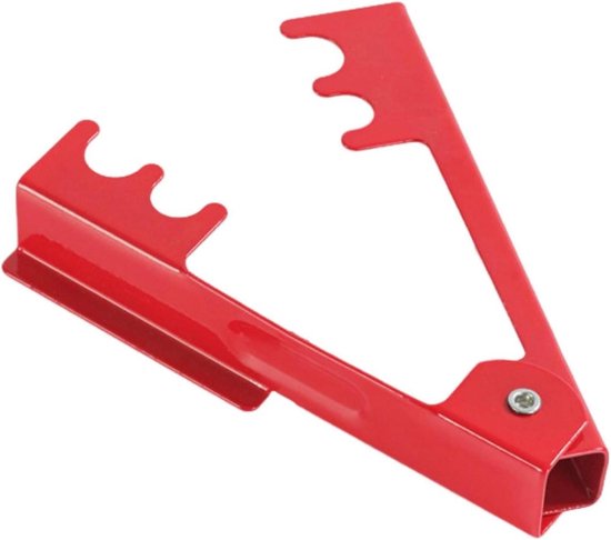 Blad Doorn Stripper - Planten Tool - Rozen Verzorgen - Stevig Metaal - 14 cm - Rood