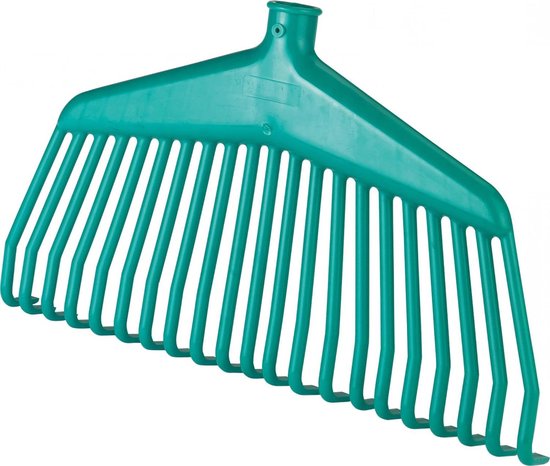 Bladbezem van kunststof - 21 tanden - brede TRIUSO Leak Rake van TRIUSO