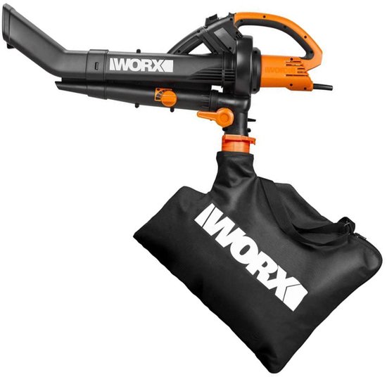 Bladblazer 3-in-1 – 3000W – Bladzuiger met Hakselfunctie – 335 km/u – 45 L Opvangzak