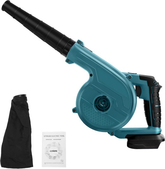 Bladblazer Accu - Bladblazers Verlengde Blaasmond - 18V - BLAUW van Merkloos	