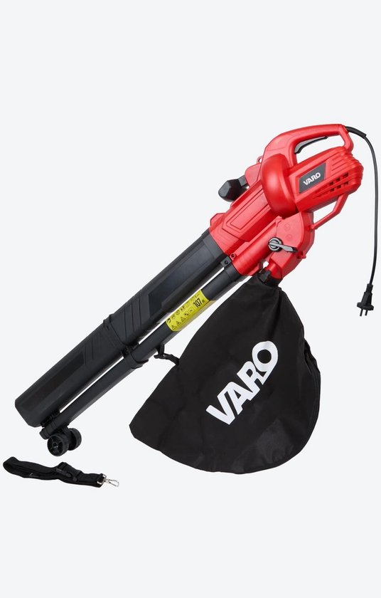 Bladblazer en Bladzuiger 3-in-1 – 3300W Elektrische Bladversnipperaar – 40L Opvangzak – Schouderband & Wieltjes – Krachtige Tuinblazer voor Bladeren – Ideaal voor Herfstonderhoud van Merkloos	