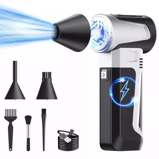 Bladblazer - Mini Turbojet - Draagbaar - 160.000 tpm - Elektrisch - Hoge snelheid van Merkloos	