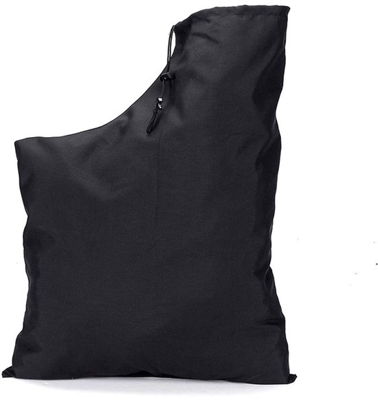 Bladblazer vacuümzak - Bladblazer bladzuiger opvangzak - 420D Oxford doek - Waterdichte - Met rits aan de onderkant en trekkoord - Universele - Voor bladstofzuigers en bladblazer - 44*60 cm - Zwart van Pastrengo